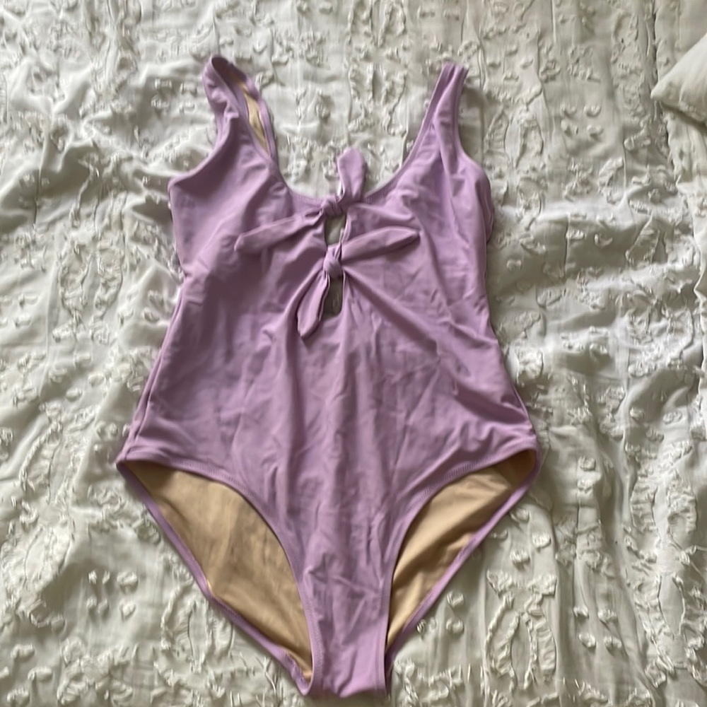 Old Navy Lilac One Piece Swimsuit